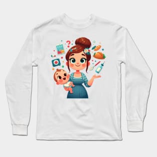 Cute Mother Long Sleeve T-Shirt